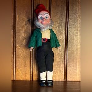 Crolly Doll from Ireland Vintage Gnome Elf Rubber Doll